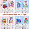 Watercolor Illustration Painting Book 12 Pages  (Random Designs) - Image 3