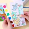 Watercolor Illustration Painting Book 12 Pages  (Random Designs) - Image 2