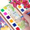 Watercolor Illustration Painting Book 12 Pages  (Random Designs) - Image 4