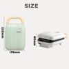 3 in 1 Electric Sandwich Toast, Waffle, Pancake, Donut, Egg , Waffle, Fish, Cake Grill Coating Making Machine for Breakfast  Horno eléctrico (Random color) - Image 5