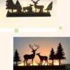 Nature art candle holder  Desktop decoration MDF wood material - Image 2