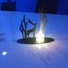 Deer candle holder  Desktop decoration MDF wood material - Image 2