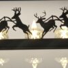 Deer art candle holder  Desktop decoration MDF wood material - Image 2