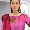 Nisha Designer  Lawn | Unstitched Collection 3 PIECES Party Wear| Summer 24 - Image 3