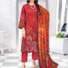 Nisha Designer  Lawn | Unstitched Collection 3 PIECES Party Wear| Summer 24 - Image 3
