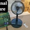 Rechargeable Fan Mini Foldable Telescopic Fan / Usb Foldable | Table Desk Fan | Telescopic Design Floor | 3 Speeds Rechargeable, Foldable, Adjustable Height Fan - Image 3