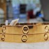 Gold Love Bangle Bracelet Kara | bracelet screw-lock mechanism for women girls | women Jewelry | Women Fashion - Image 3