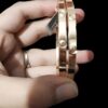 Gold Love Bangle Bracelet Kara | bracelet screw-lock mechanism for women girls | women Jewelry | Women Fashion - Image 2