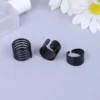 3 Pcs Punk Fashion Rings for Women | Black Stack Plain Above Knuckle Ring Band Midi Finger Ring Set - Image 6