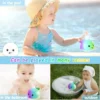 Whale Spray Water Bath LED Light Toy for baby, kids and toddlers | Whale Bath Toy Sprinkler, Light Up Water Whale Bath Toy, Bathtub Toys (Random colors) - Image 5