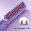 2 in 1  Wireless hair hot comb / Travel Comb Hair Straightener, Cordless/Wireless, Rechargeable (random color) - Image 7