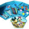 46 PIECES 4 TIERS Hexagon Color Kit CARTOON COLOR ART DRAWING GIFT SET PRESENT -DISNEY HELLO KITTY, CARS MCQUEEN, MICKEY, FROZEN, BARBIE, PRINCESS, POOH, SPONGEBOB, SPIDERMAN (Random colors & designs) - Image 4