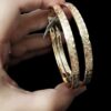 Gold Love Bangle Bracelet Kara | bracelet screw-lock mechanism for women girls | women Jewelry | Women Fashion - Image 8