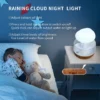 Rain Cloud Humidifier Water Drops with Adjustable LED Lights | Aromatherapy Essential Oil Diffuser with Calming Colorful Night Lights Bedroom Home - Image 7
