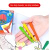Children Pack of 12 Plastic Crayons, 12 Vibrant Crayons Colors, Caryon Pencils