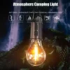 LED Tent Light 400mAh 100LM Camping Atmosphere Light Type-C USB Rechargeable Waterproof with Hook 3 Modes Outdoor Lighting - Image 4