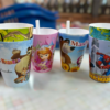 Built in Straw Glass | Cartoon characters (Pack of 6) (mix characters) - Image 4