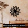 Wooden flower  | Wall hanging decorations - Image 2
