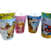 Built in Straw Glass | Cartoon characters (Pack of 6) (mix characters)